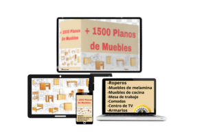 +1500 Planos de Muebles