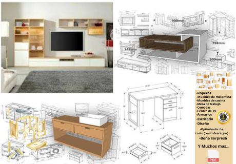 +1500 Planos de Muebles